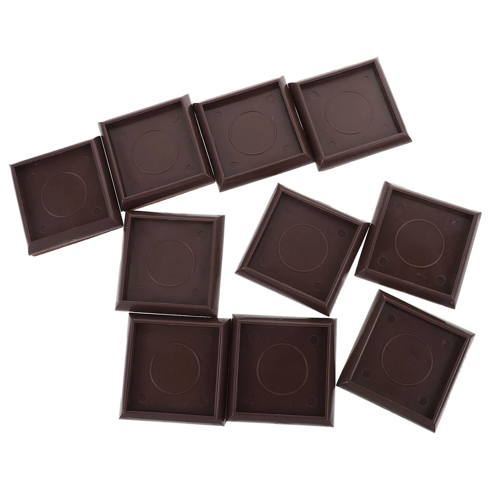 

10pcs Furniture Chair Foot Pads Leg Covers Table Floor Protectors Caster Cups Plastic Anti Slip Hard Floors Bedroom Living Room