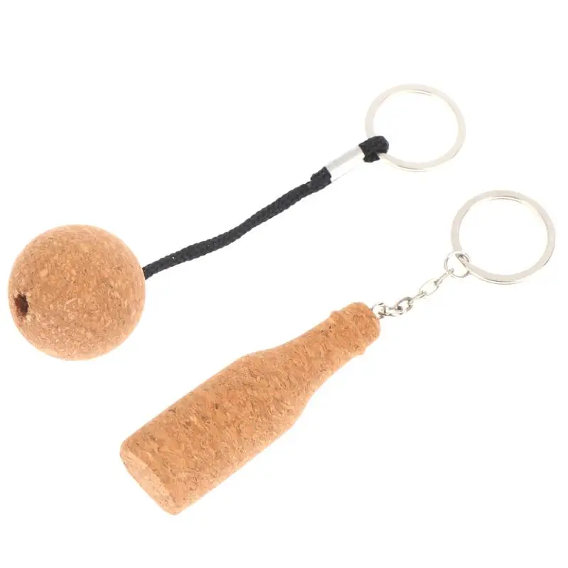 5Pcs Long Lasting Buoyancy Floating Key Ring Waterproof Keychain for Sailing Diving Rafting Water Sports