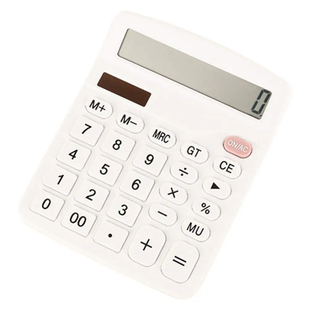 Useful Student Calculator Clear Screen Display Easy to Carry Power Supply Mini Calculator Office Supply