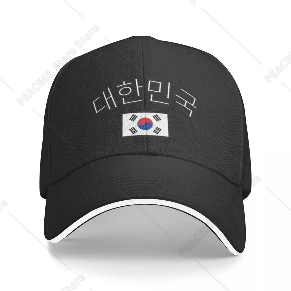 

Korea Language Flag High-End Baseball Caps Women Men Outdoor Womens Snapback Caps Hot Sale Coquette Dad Hat