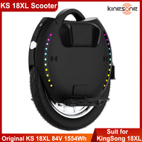 KingSong 18XL 84V 1554Wh 2200W Motor Samsung 50S 50km/h 18*2.5Inch Electric Unicycle 140Km Mileage 35° Climbing