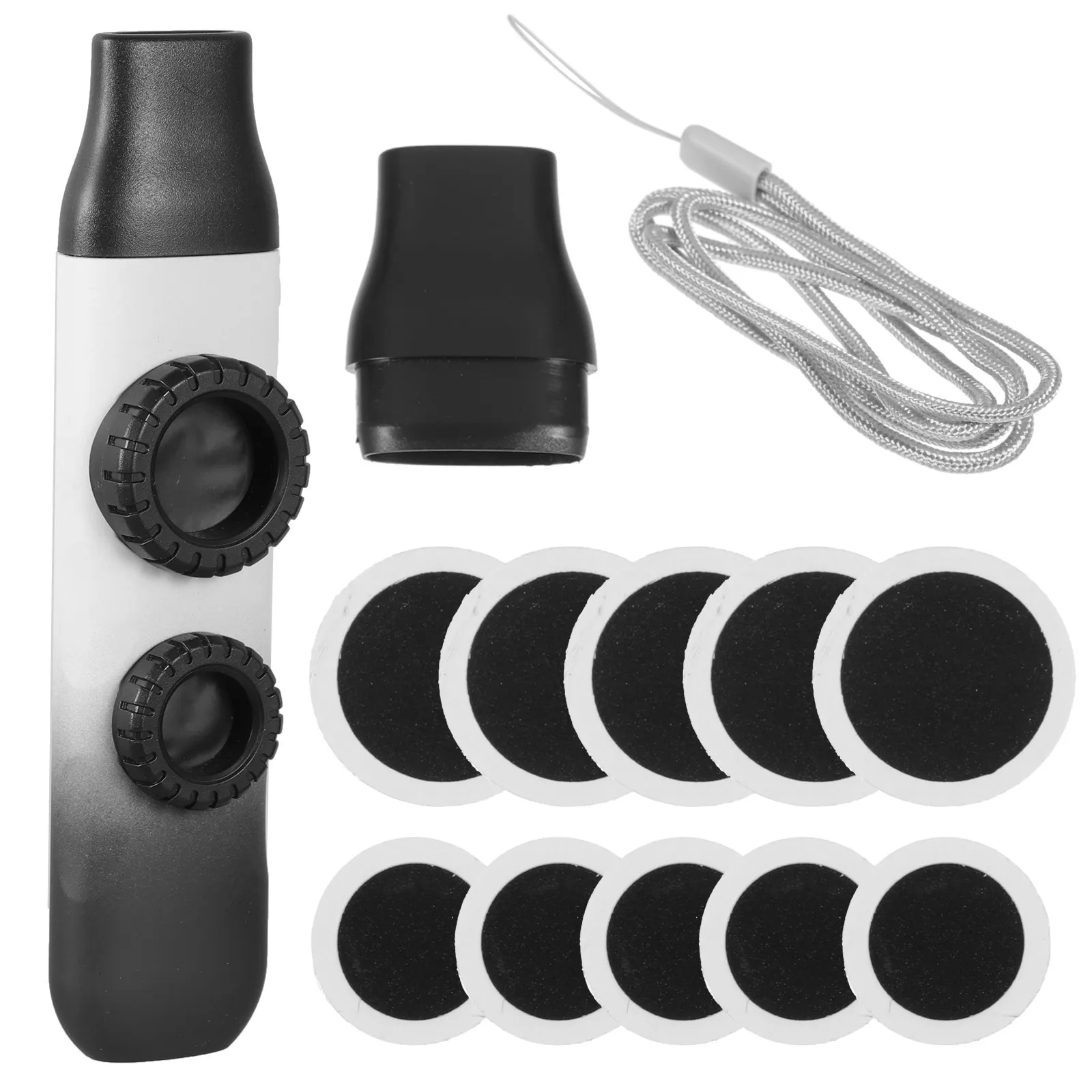 1Set Double Hole Professional Kazoo Portable Adjustable Tone Mouth Kazoo for Guitar Ukulele Partner Compact Lightweight