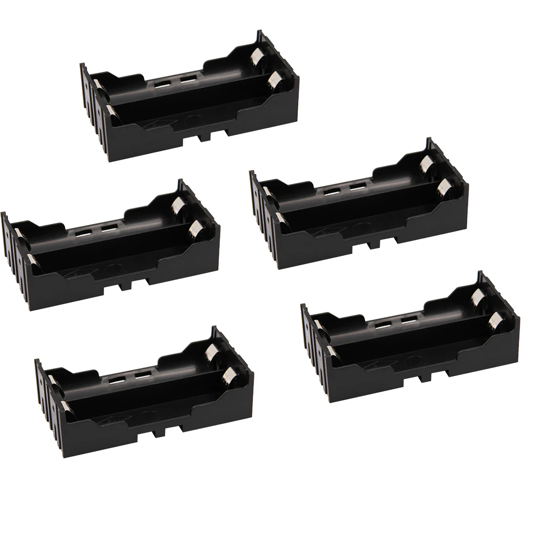New Black DIY 1/2/3/4 Section Plastic Battery Case Holder Storage Box For 18650 Rechargeable Battery 3.7V DIY