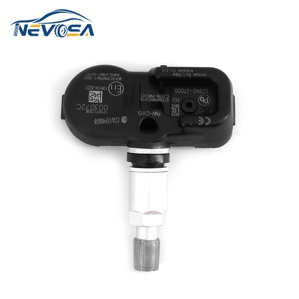 NEVOSA 52940-J7000  TPMS Sensors For Kia Ceed 2018-2021 Forte 2019-2022 Xceed 2018-2022 K3 2021 Tire Air Pressure Monitor System