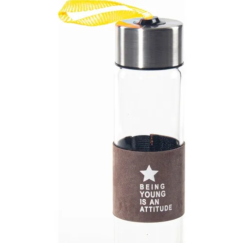 Pounds Glass Flasks 420 ml Tutamaçlı-Brown