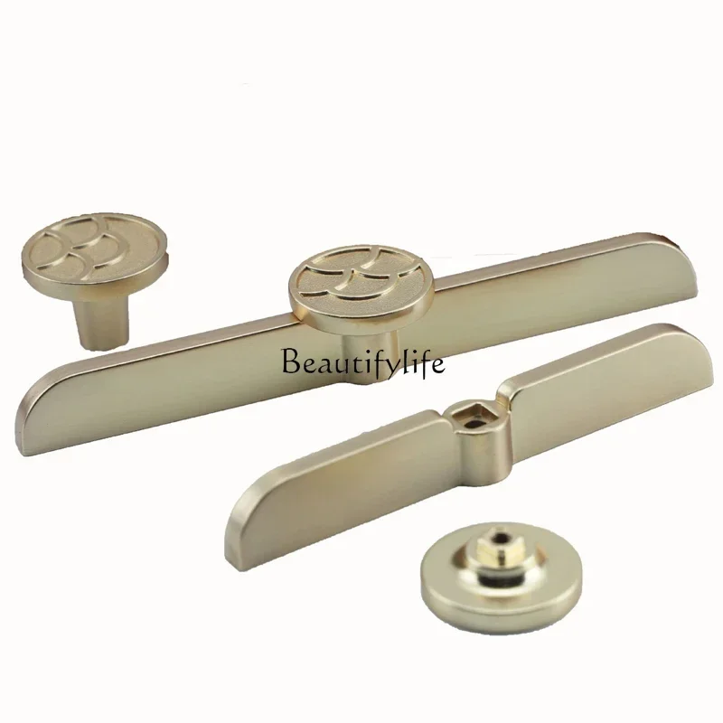 

New Chinese Creative Yunteng Minimalist Chinese Style Furniture Drawer Shoe Cabinet Door Handle Zinc Alloy