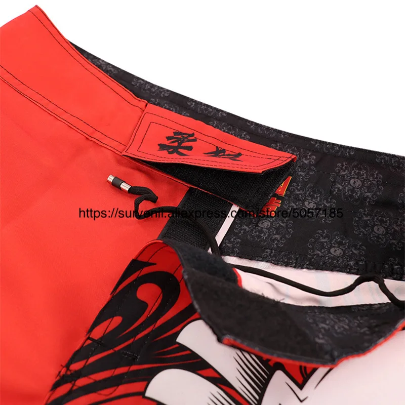 MMA Shorts Men BJJ Jiu-Jitsu Judo Wrestling Trunks Animal Sublimated Gym Running Boxing Athletic Clothes Kickboxing Fight Shorts