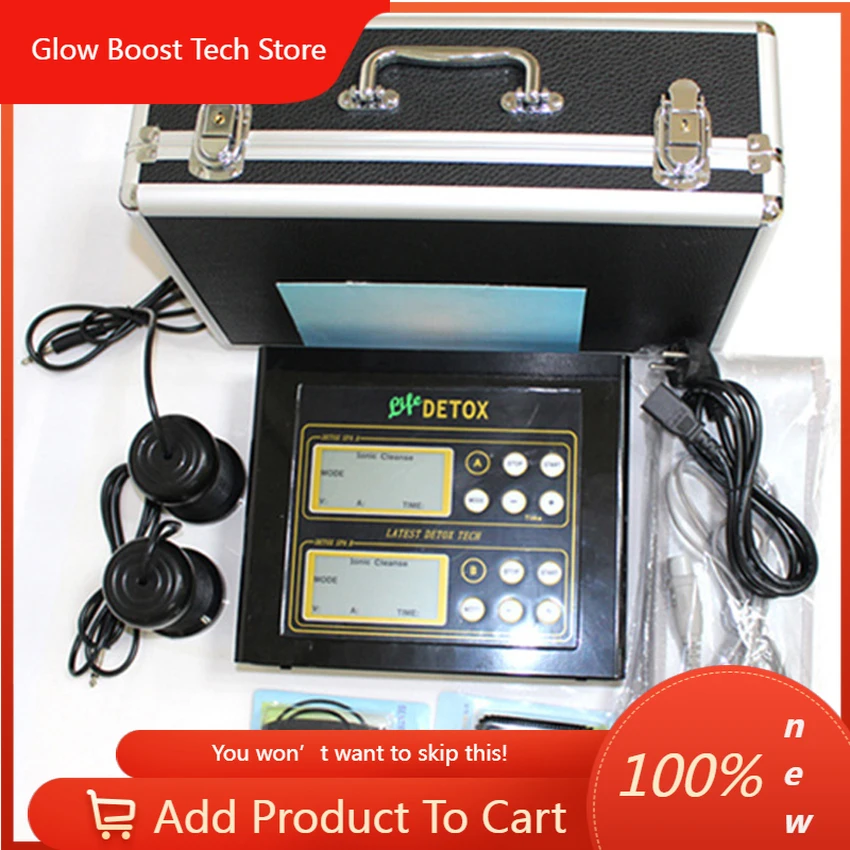 

Детокс-аппарат для двоих пользователей NYDual: ионная очистка, акваспа для ног, массажер с дальним инфракрасным излучением, детокс-ванночка для ног