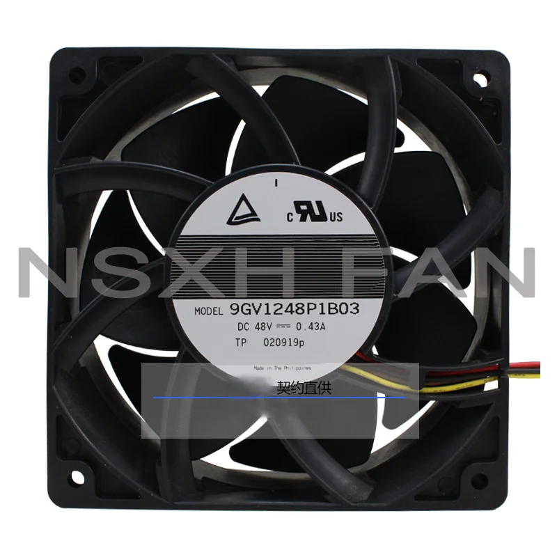 

NEW 12038 48V 0.43A 4Lines PWM 9GV1248P1B03 Frequency Cooling Fan