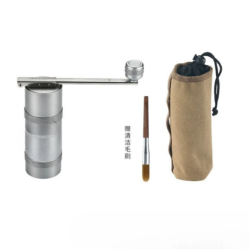 Coffee Bean Grinder Camping Italian Outdoor Stainless Steel Grinding Core Adjustable Thickness Folding Hand Bean Machine