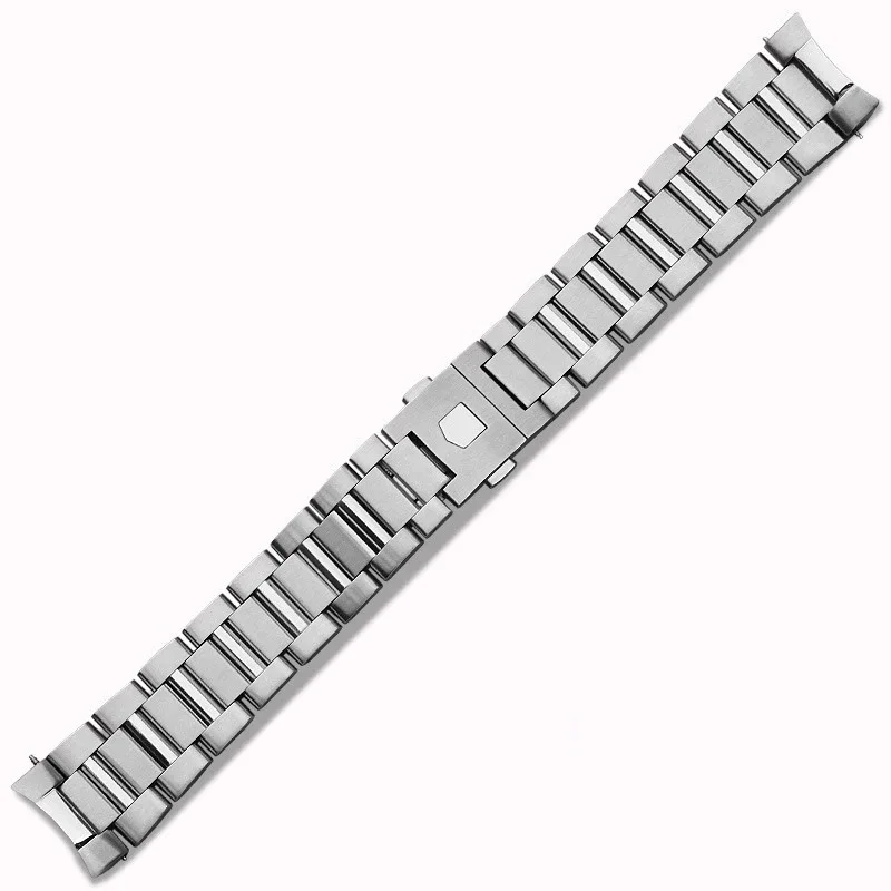 Solid Stainless Steel Watch Strap Bracelet Watchband For Tag Heuer Calera Series Watch Accessories Band Steel Silver Men 22mm