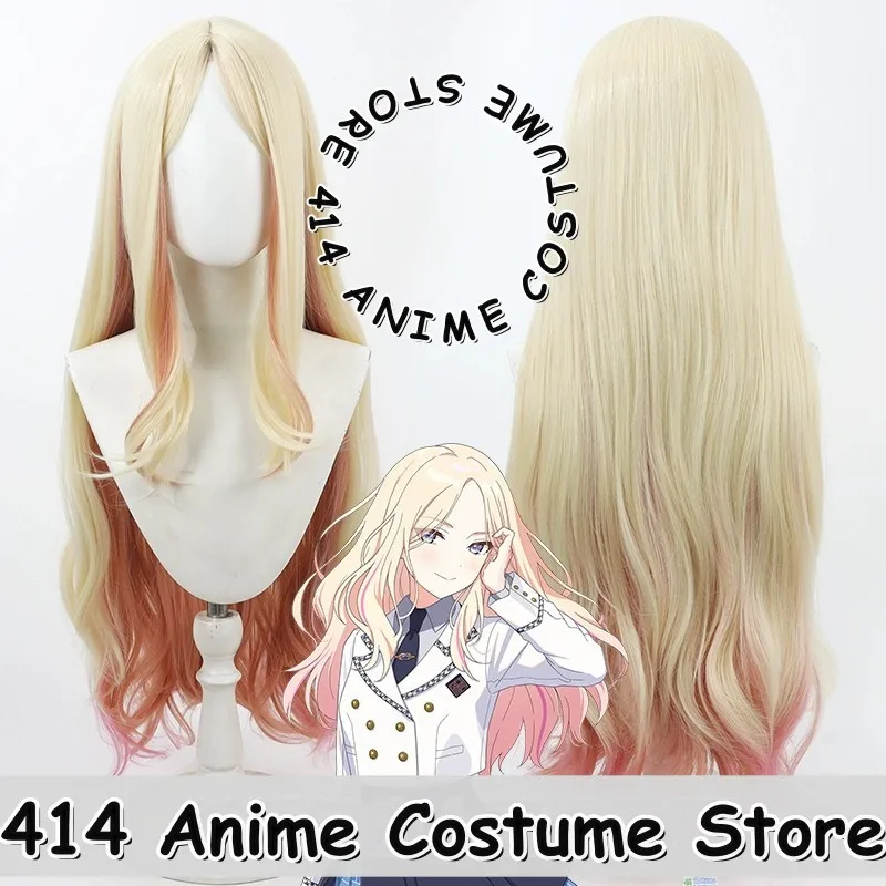 

Game & Anime Seiou Nanami Cosplay Wig Gakuin Idol Master Gradient Wavy Long Heat-Resistant Fiber Synthetic Hair