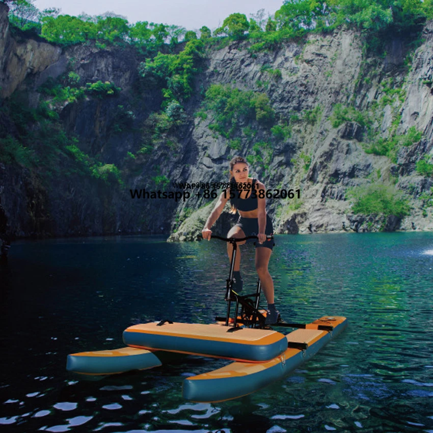 

Водный велосипед Funworldsport оптом: одноместный понтонный педальный велосипед для отдыха на воде для детей