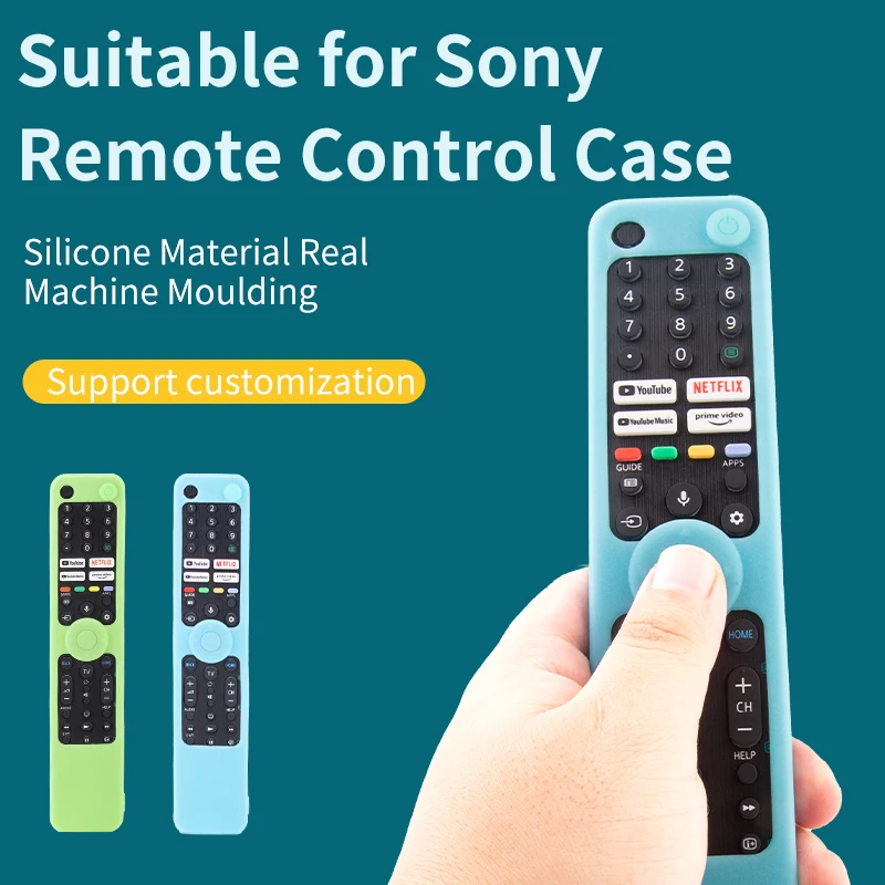 1 pcs Silicone TV Remote Control Cover Shockproof Anti-drop  for Sony RMF-TX600C  TX600P TX600U TX600E MG3-TX520U