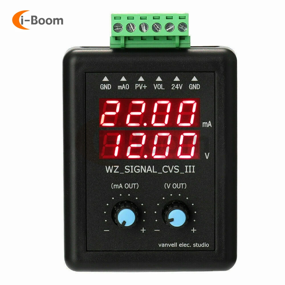 Digital 4-20mA 0-10V Signal Generator Current Voltage Transmitter Calibrator Signal Source Simulation Electronic Instruments