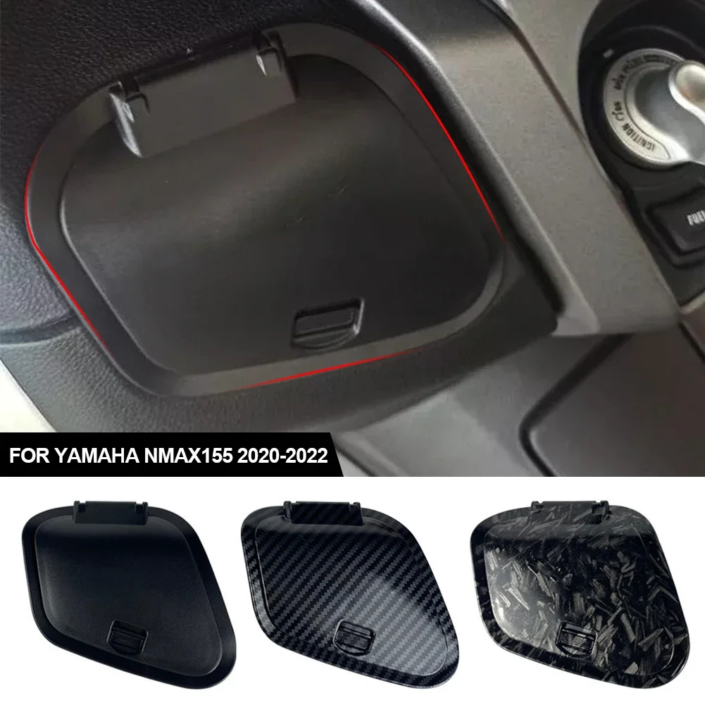 Upgrade Motorcycle Side Pocket Waterproof Cover Port Charger Compartment Storage Cover Accessories for YAMAHA NMAX155 2020-2022