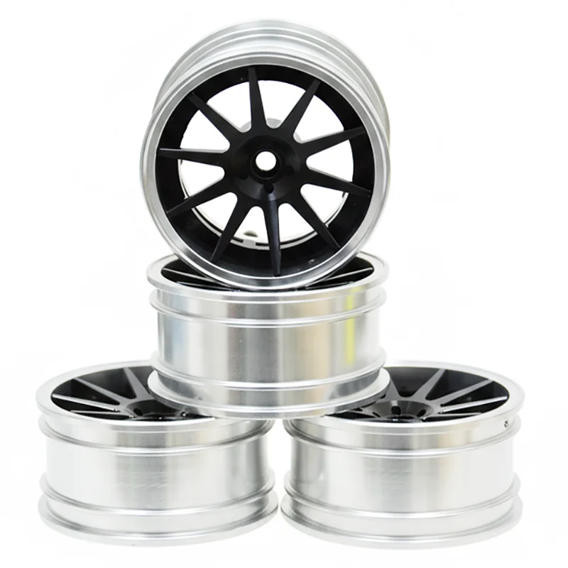 Aluminum RC Drift Wheels for Tamiya HSP HPI Yokomo Tamiya TT02 BB01 Traxxas 4tec MST On-Road Drift Car
