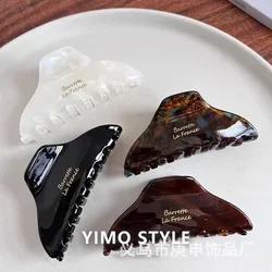 Elegant Acetate Large Plate Hair Claws Fashion Hair Accessories Women Back Head Clips Boutique Cute Girl Hairpin Headwear New