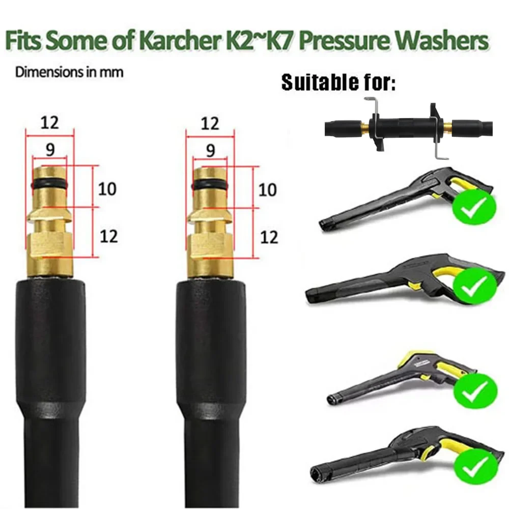 Super Flexible Pressure Washer Hose Pipe Cord Kink Resistant Power Washer Cleaning Extension Hose  for Karcher K2~K7 Sink