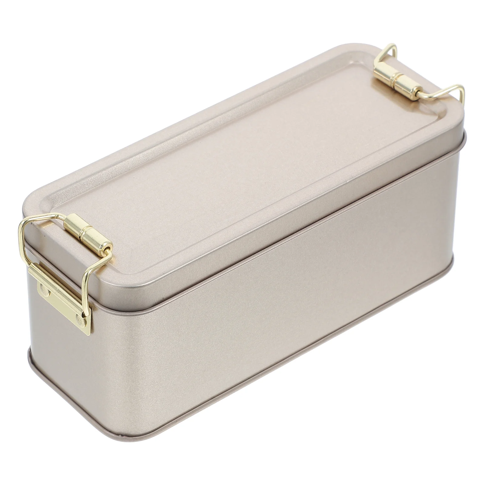 Rectangular Metal Box Iron Storage Tin Container Multipurpose for Cookies Candy Snacks Decorative Storage Box Tin Cans with Lids