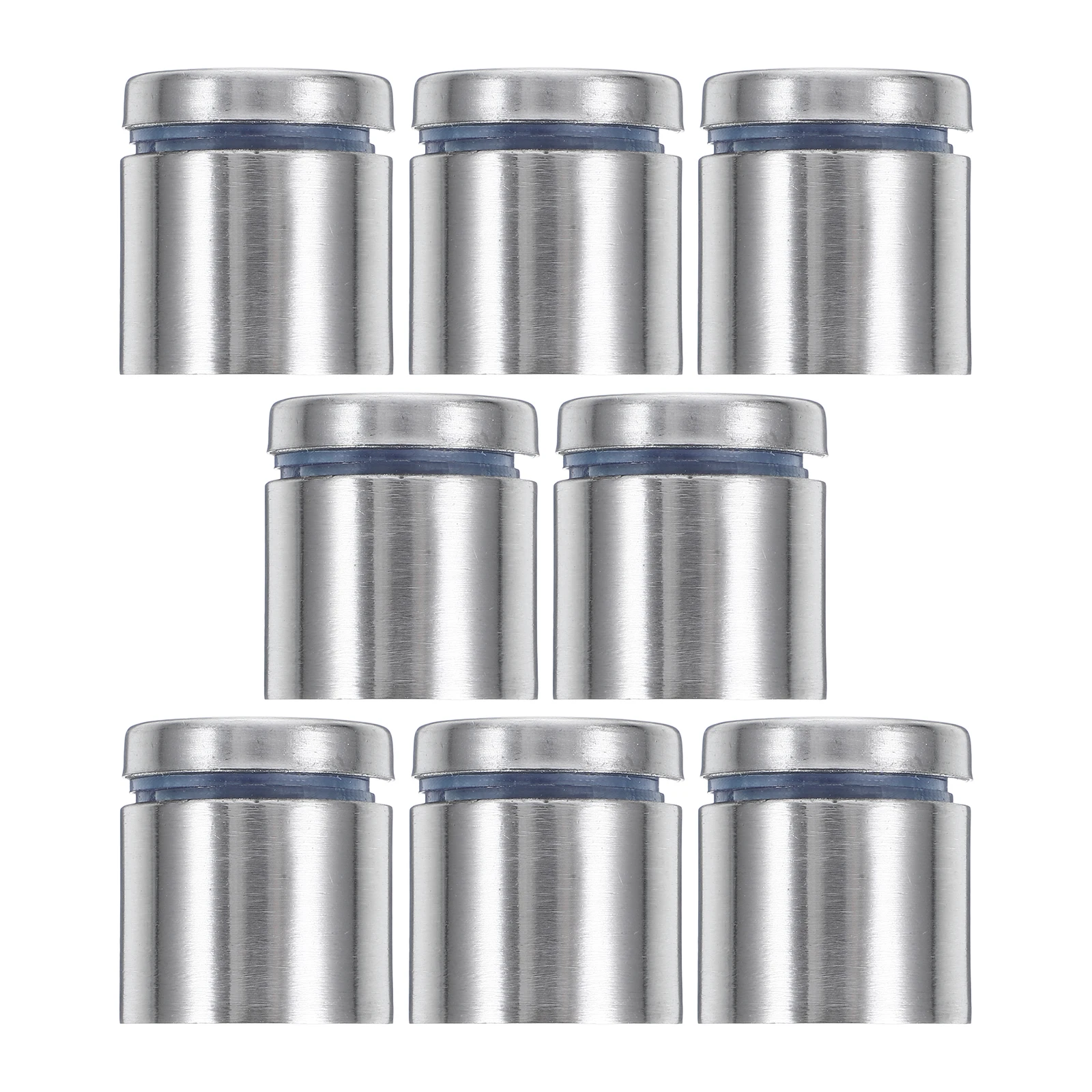 

8pcs Decorative Nail Stainless Steel Glass Standoff Screws Mounting Hardware For Sign Displays Advertising Wall Art Silver