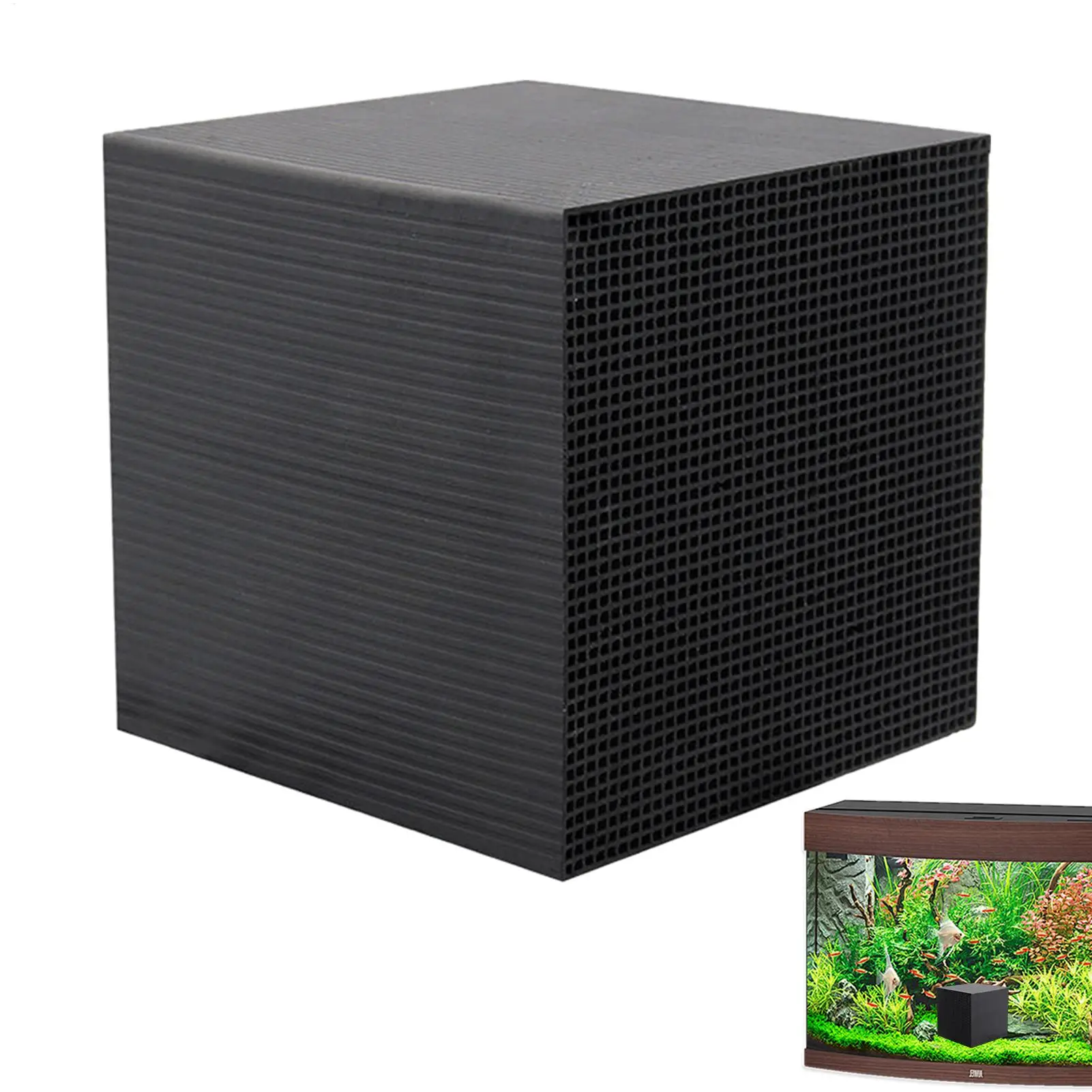Water Purifier Cube For Livestock Eco-Aquarium Water Purifier Cube Effective Filtration And Absorption Water Trough Purifier
