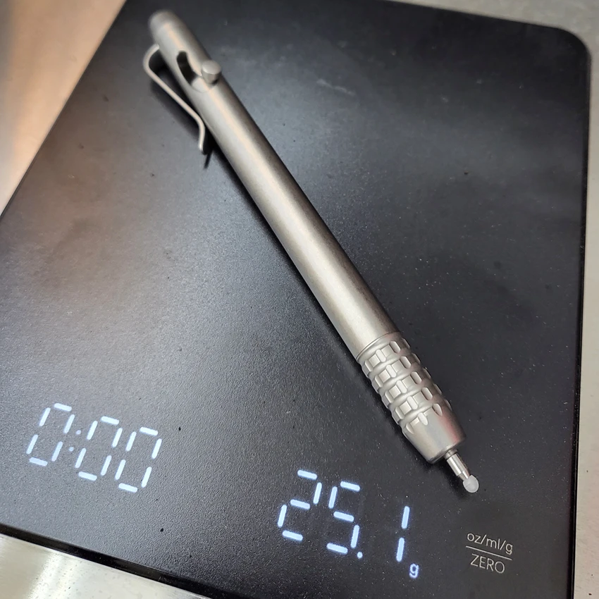 Pluma de empuje de perno Ti2, pluma de dibujo de escritura a mano de aleación de titanio, pluma de Gel de recarga Schneider G2