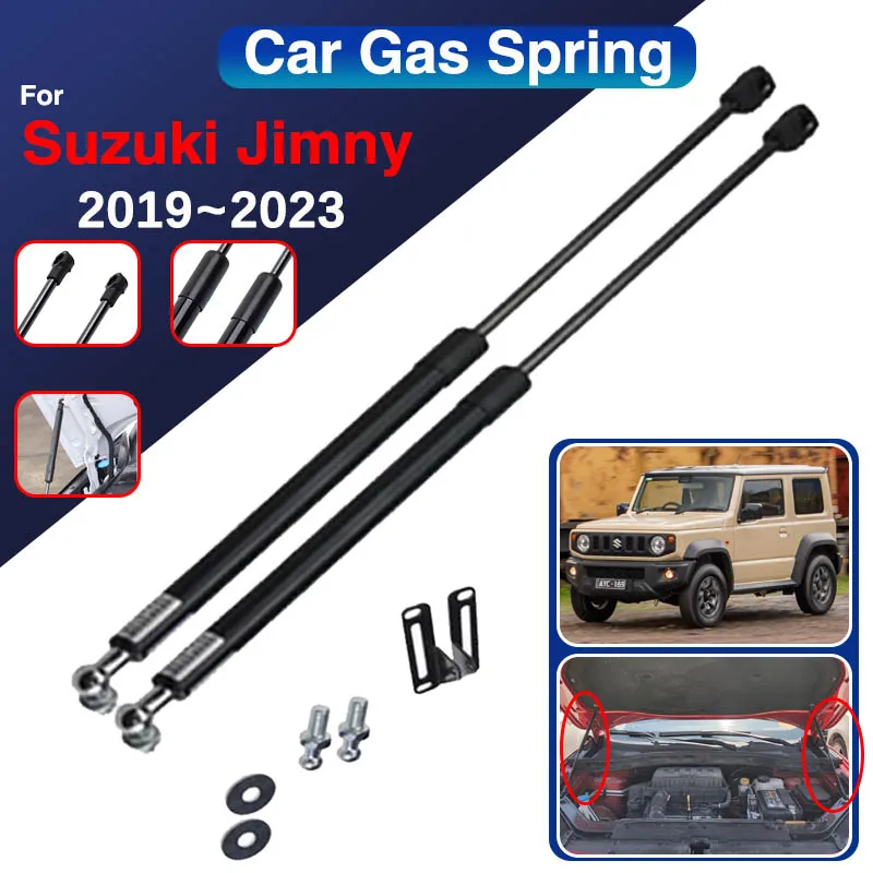 

Car Engine Cover Hydraulic Rod For Suzuki Jimny 2019~2023 JB64W JB74 Car Front Hood Supporting Strut Spring Shock Bar Accesories