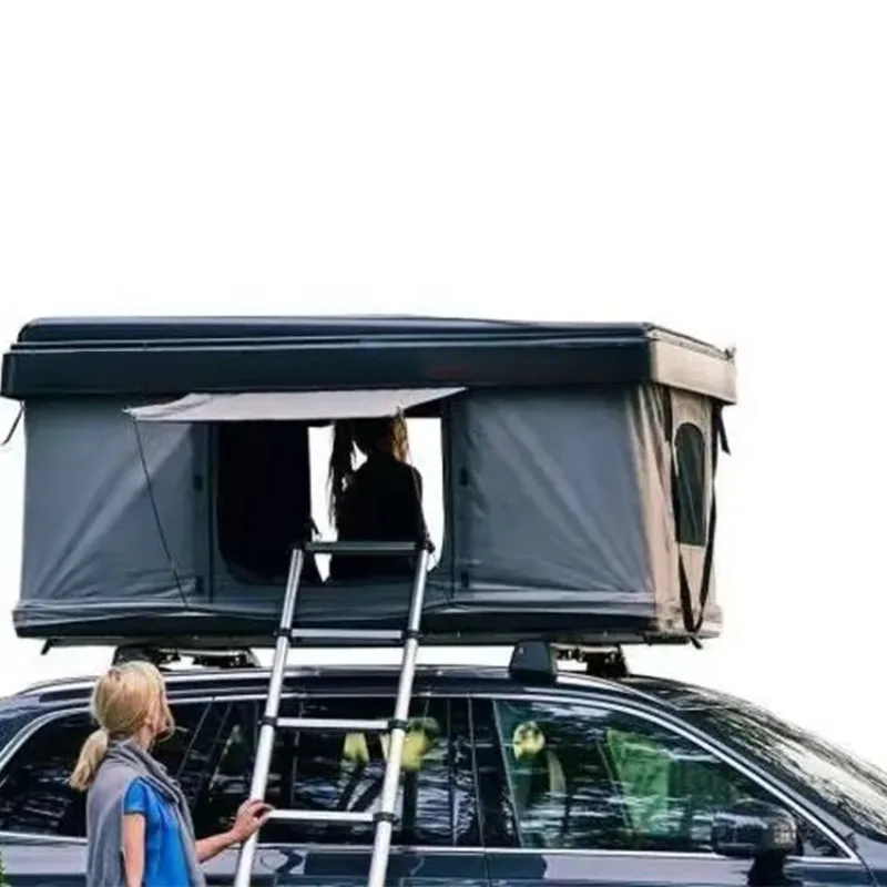 Portable folding waterproof roof tent hard shell aluminum camper tent travel