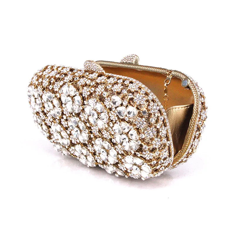 Neues Design Grüne Diamant-Clutch Abendtasche Markendesign Damenhandtasche Soiree Pochette Strass Kristall Party Clutch Taschen – Detail 21