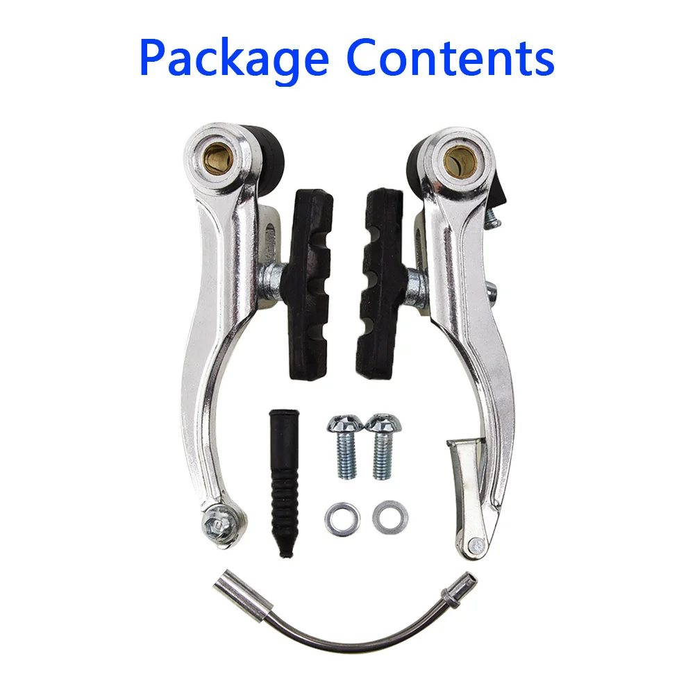 AliExpress Front/Rear Mountain Bicycle Cycling Aluminum Alloy Curved Rods V Brake Full Set MTB High Quality New Practical
