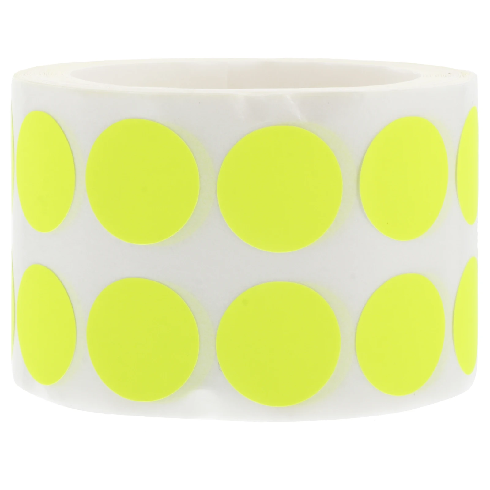 

Fluorescent Stickers DIY Round Color Coding Labels Practical Circular Paper Dots