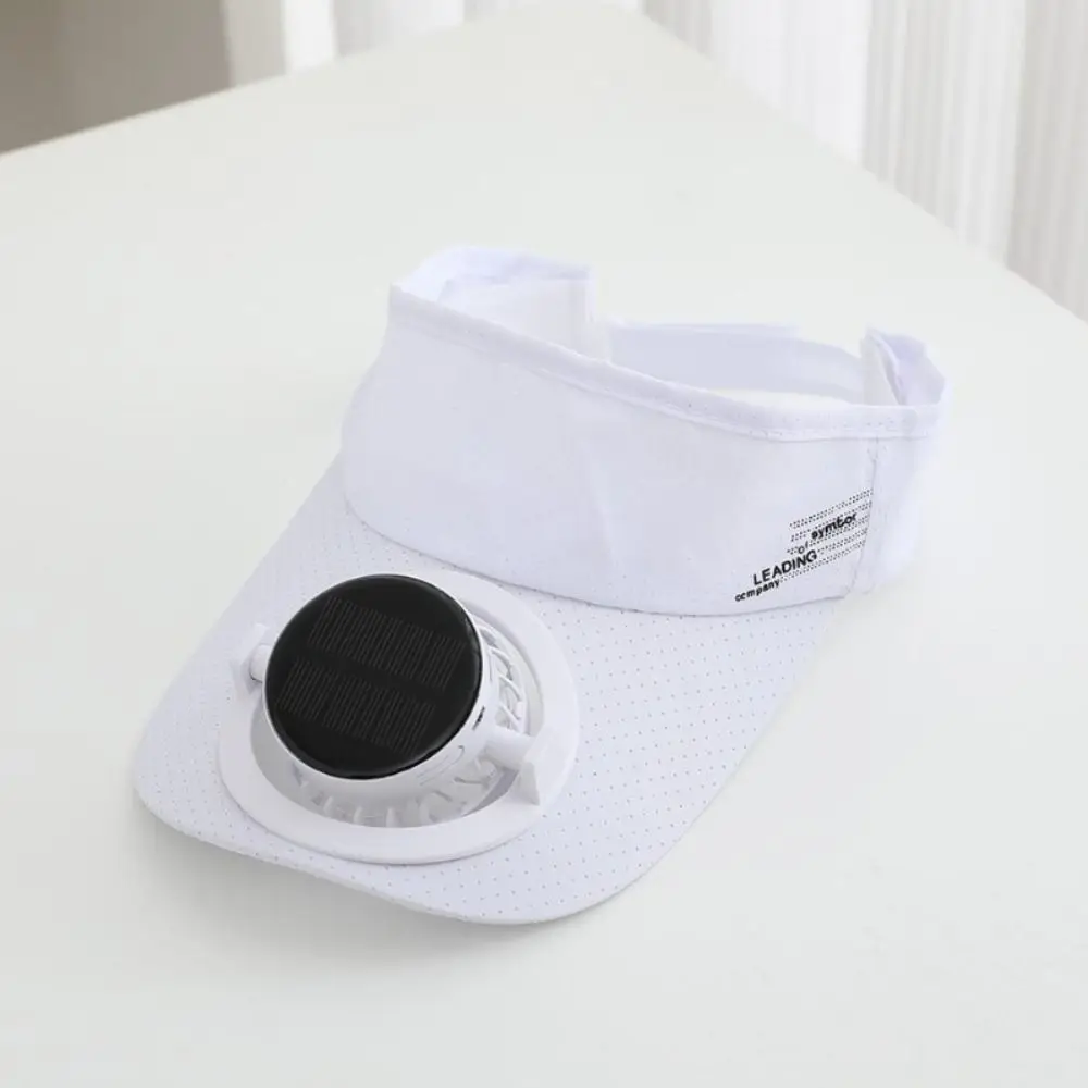 Quick-drying Solar Fan Sun Visors Hat 300/600mA USB Charging Unisex Sun Hat Adjustable UV Protection Baseball Cap Summer Outdoor