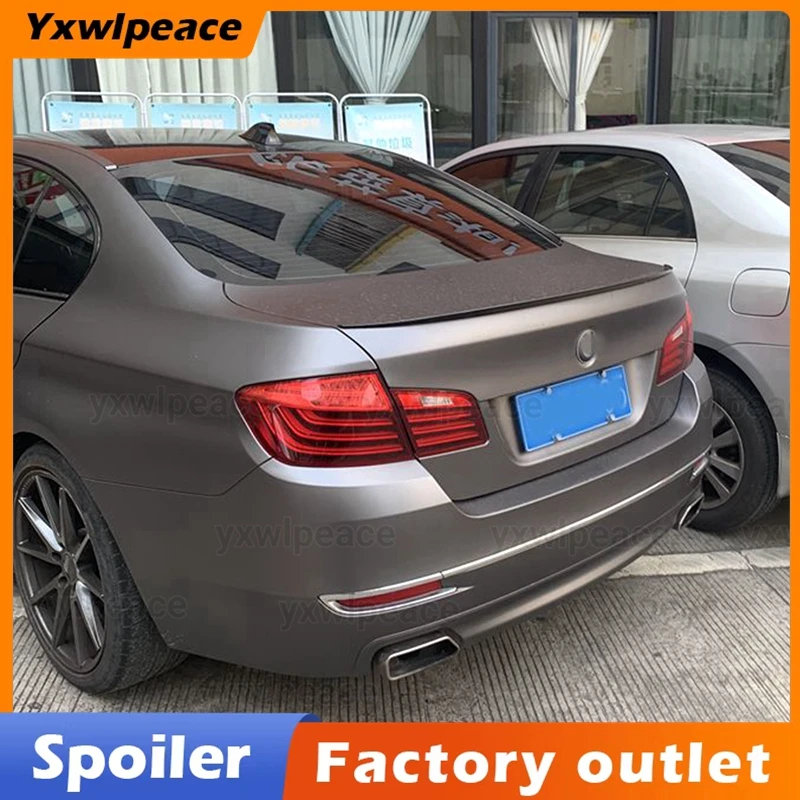 

For BMW 5 Series F10 F18 2010-2016 520i 528i 535i 530i 525i M5 ABS Plastic Unpainted Color Rear Trunk Spoiler Car Accessories