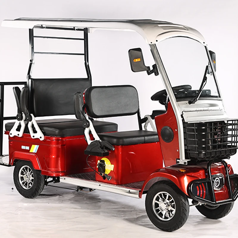 

Hot Selling 48V Electric Tricycle Three-Person Three-Seats Three-Wheel Electric Bike/Scooter/Ebike High Voltage Electric Bicycle