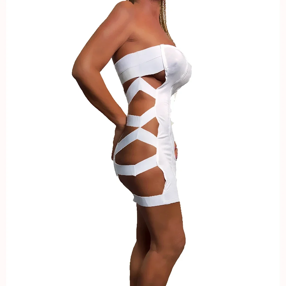 مثير قطع حمالة الأبيض روز الأسود البريدي كلوبوير جنسي الملابس الداخلية النسائية مع سحاب الجبهة