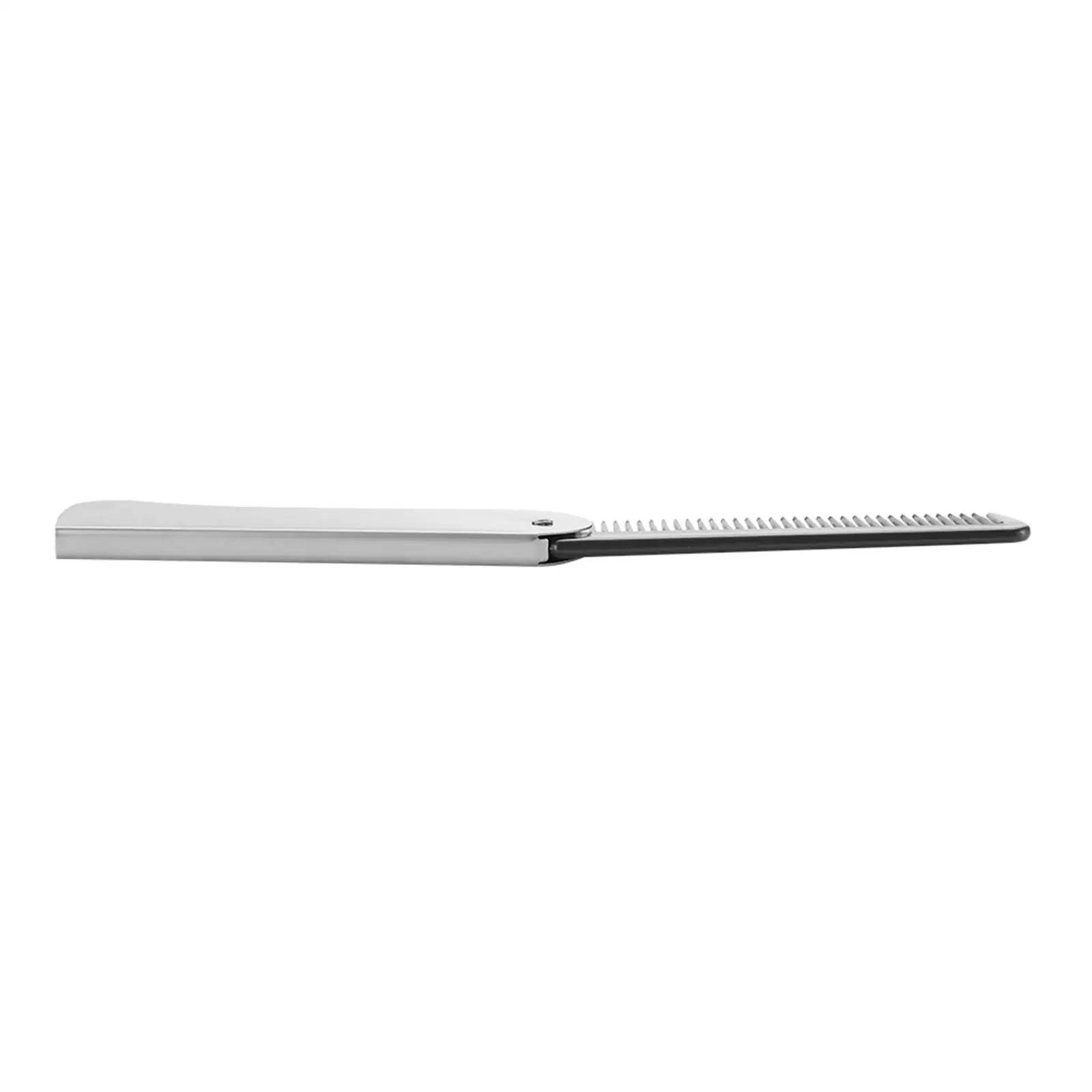 

Stainless Steel Folding Pocket Comb Fine Tooth Barber Comb for Beard Mustache Hair Care Kit for Men on the Go