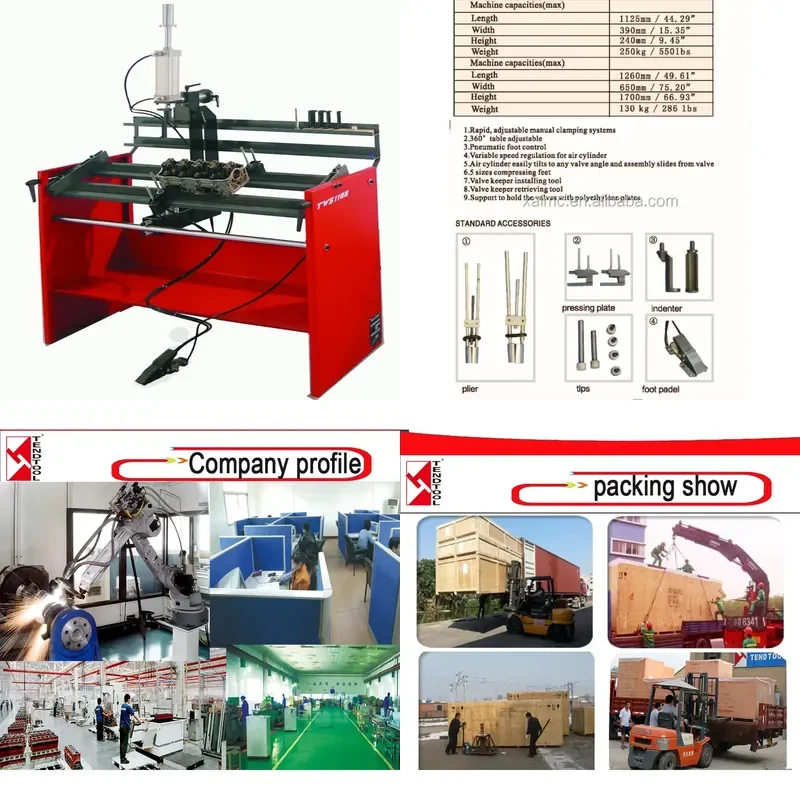 HCY Pneumatic Control Universal Working Station for Car Engine Cylinder Block and Head Installing Disassemble Spring Retainer