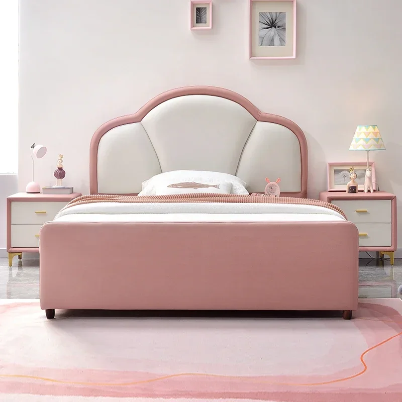 -For Childrens Furniture Wooden Bed Storage Twin Baby Rocking Chairs Care Tools Children's Individual Child Hut  Pink Things&