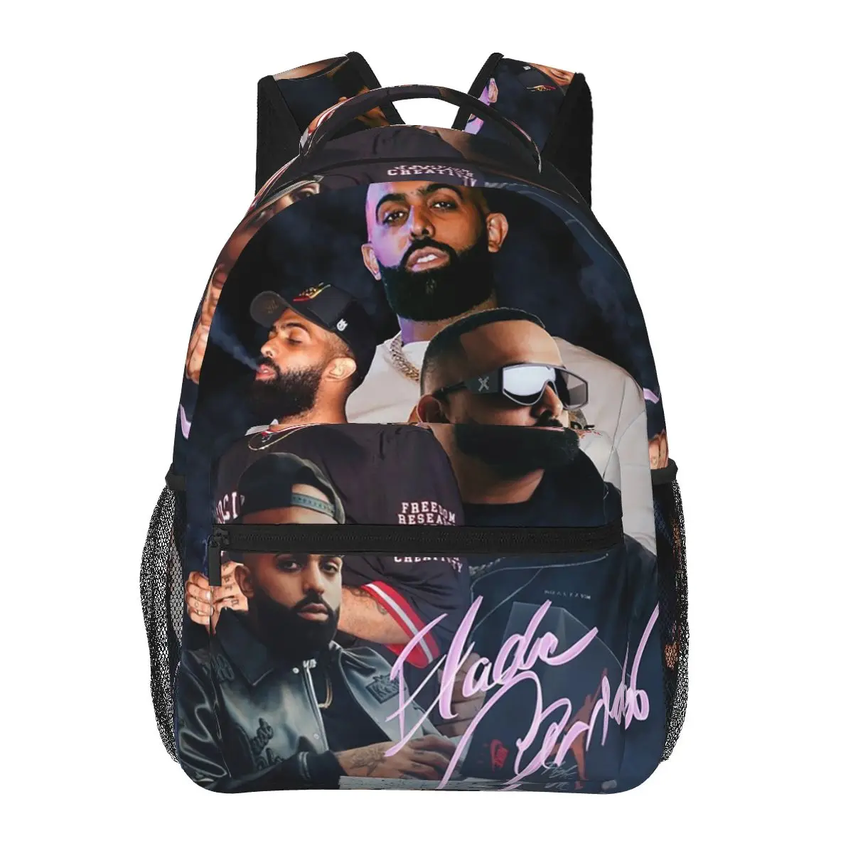 Rapper Eladio Carrion Backpacks Boys Girls Bookbag Children School Bags Cartoon Travel Rucksack Shoulder Bag Large Capacity