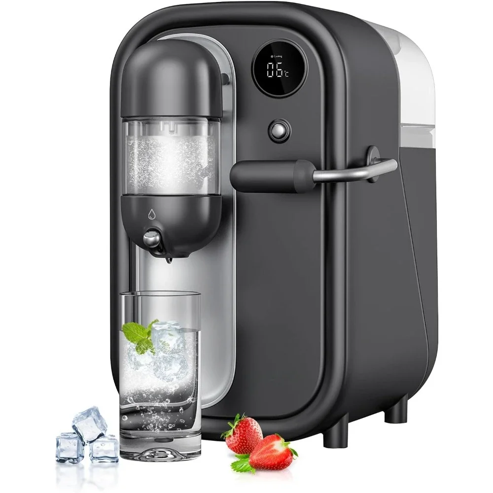 

Newest Cold Soda Maker，Electric Carbonated Water Machine,North America's First Sparkling Water Machine with Refrigeration