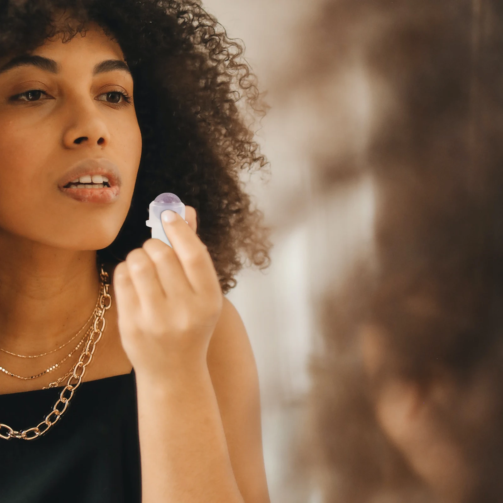 

10 шт., роликовые шарики для флакона духов с эфирным маслом, внутренний диаметр 9,5 мм, сменные ролики из полированного стекла для ароматерапии губ