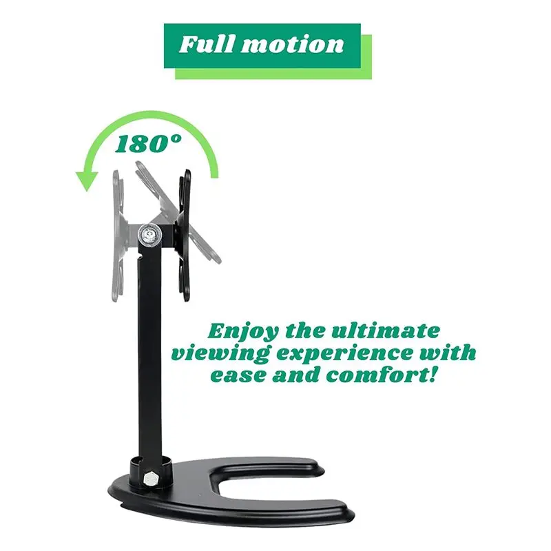 A01E-Monitor Stand Holder Adjustable Aluminum Alloy Folding Mount Portable Tablet Desk Smart Display Holder For Echo Show 15 view 4