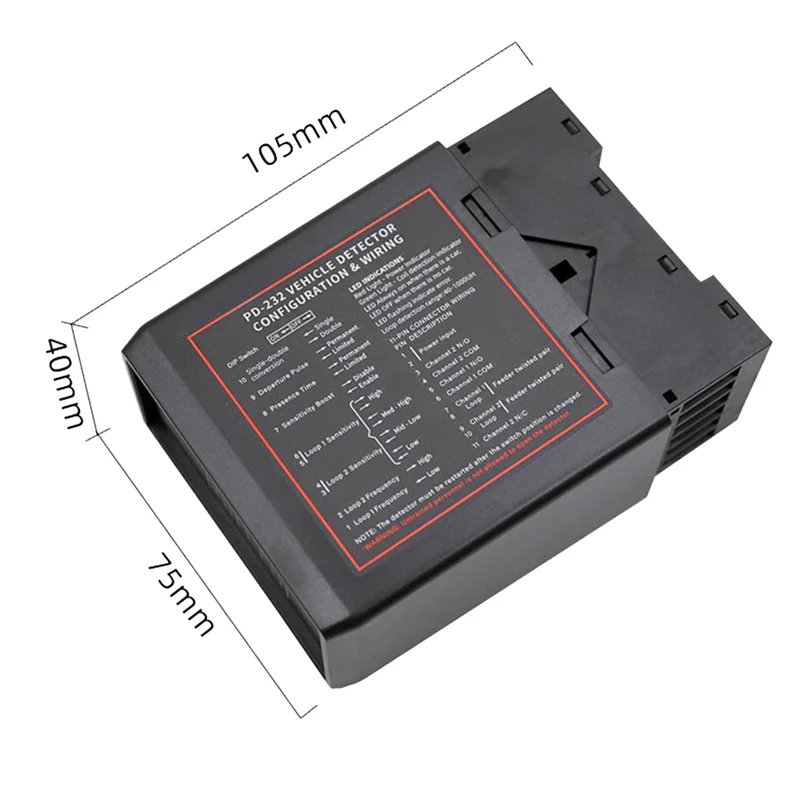 

【HOT ITEMS】5X Smart Parking Двухканальный детектор контура автомобиля для выхода автомобиля PD232 Детектор контура