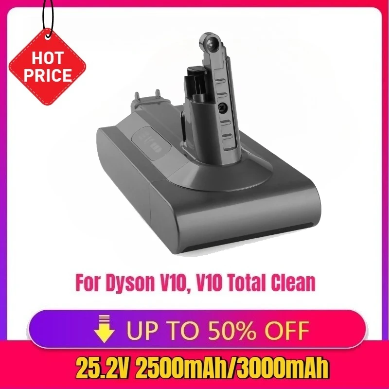 

New Battery 969352-02 SV12 206340 for Dyson V10, V10 Total Handheld Clean V10 Cyclone Series/Absolute/Animal