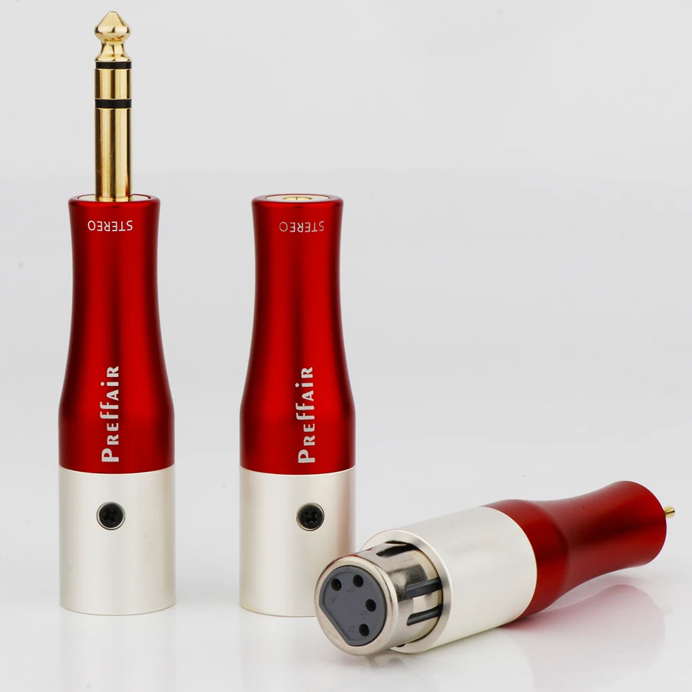 1 قطعة Preffair 4 دبوس XLR متوازنة ذكر أنثى إلى RCA 4.4 مللي متر 3.5 مللي متر 2.5 مللي متر Pentaconn محول ذكر إلى أنثى للاعبين الصوت