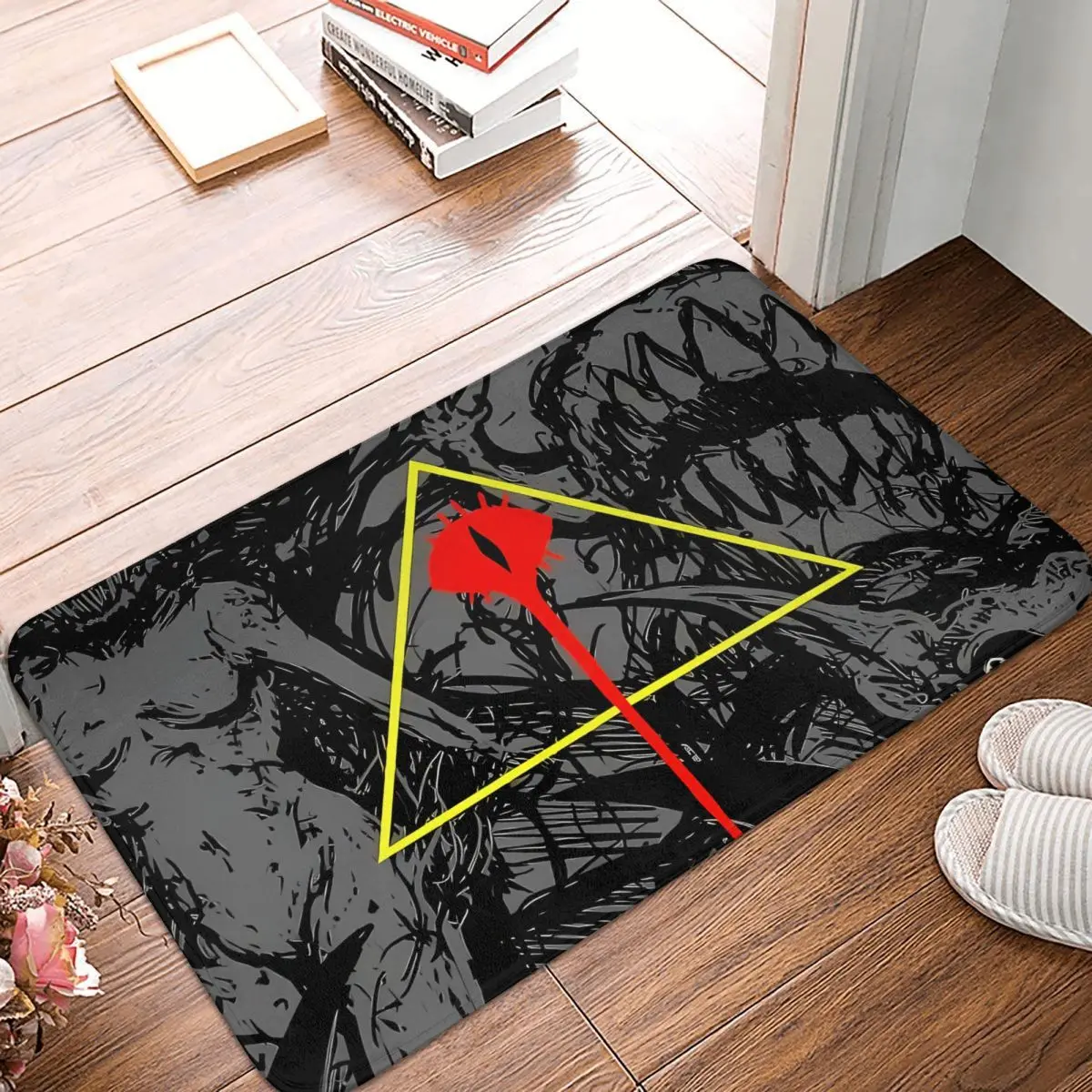 Bath Non-Slip Carpet Devil Eyes See You Living Room Mat Entrance Door Doormat Floor Decoration Rug