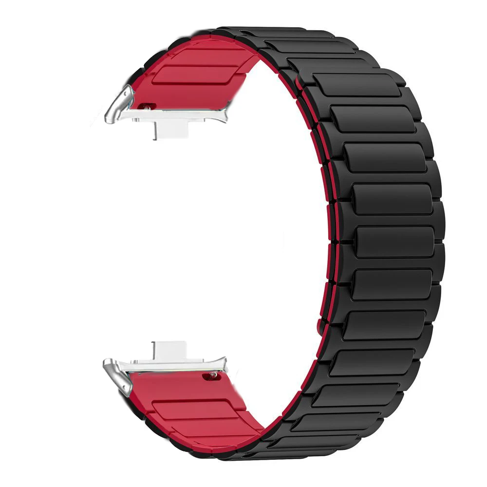 Magnetic Watchband For Redmi Watch 5 4 Soft Silicone Loop Strap Bracelet For Xiaomi Mi Band 9 Pro/8 Pro Sports Wrist Belt Correa
