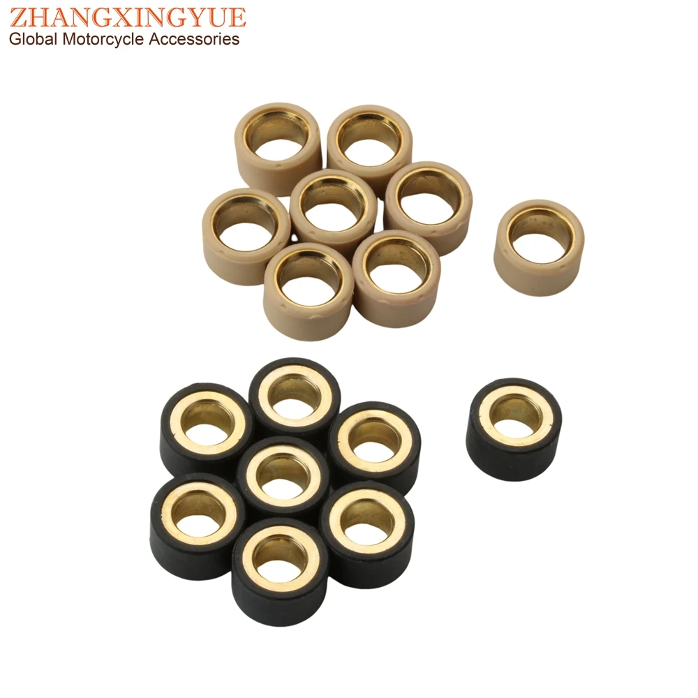 8PC Racing Performance Variator Roller 9g 13g 14g Wagi 20x12mm Dla Kymco Downtown 300 People Gti 300cc