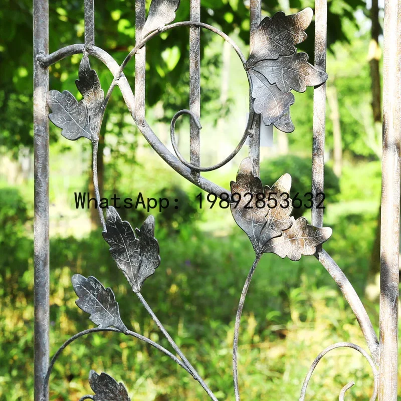 Xoutdoor iron rose climbing support arch garden flower stand - vintage distressed finish